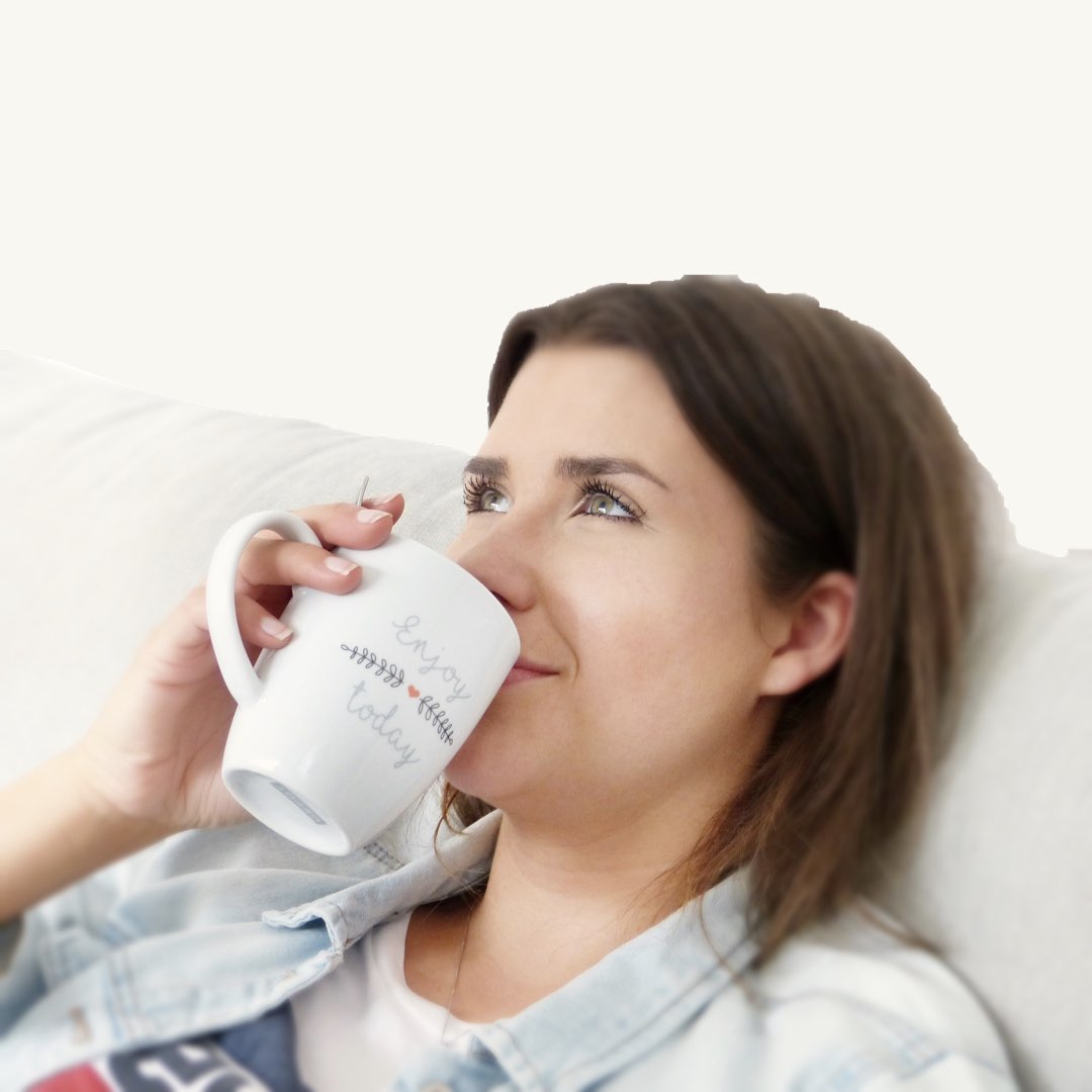 Frau genießend