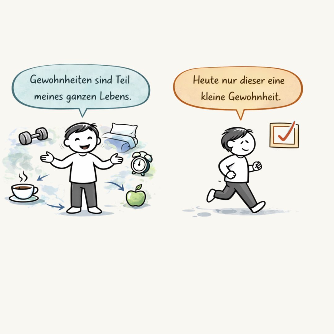 Gewohnheiten sind Teil meines ganzes Lebens. Heute nur dieser eine kleine Gewohnheit.