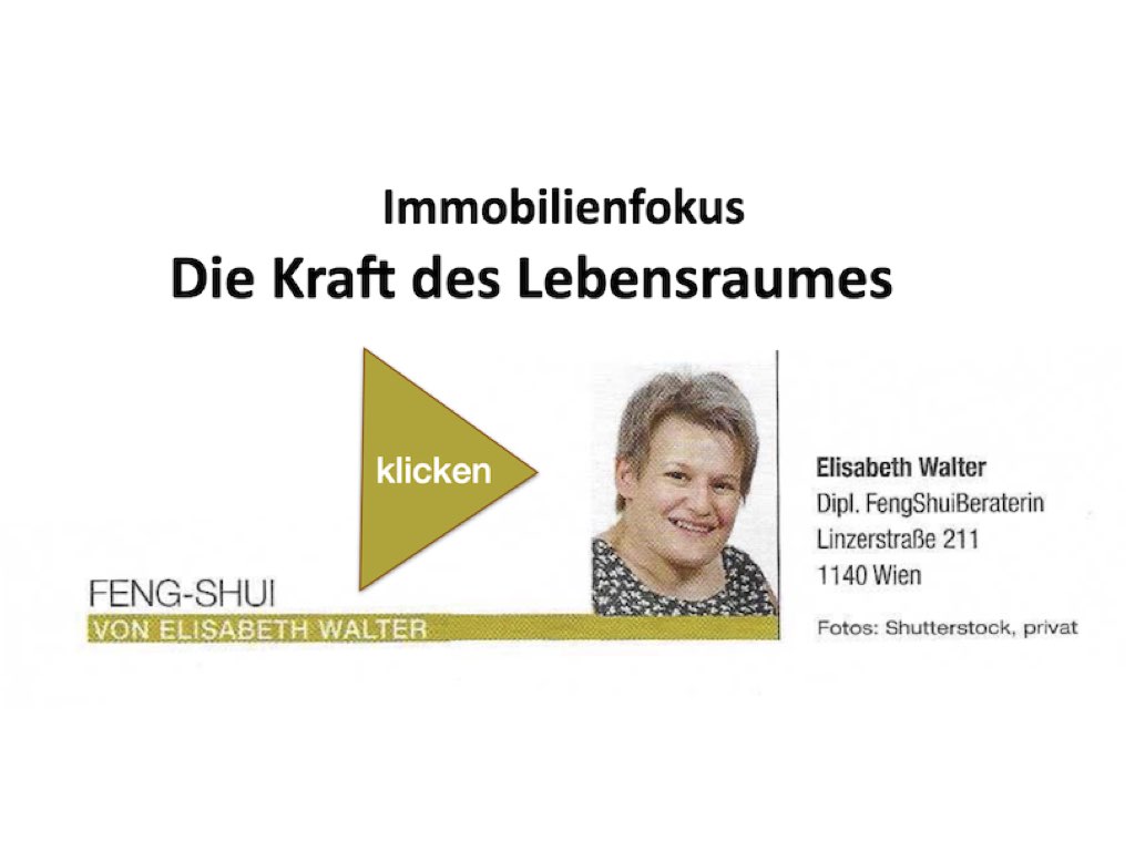 Artikel im Immobilienfokus zum Thema Feng-Shui